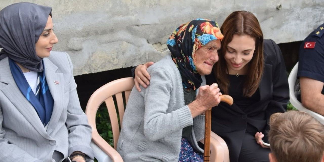 Çamlıhemşin’in ilk kadın Kaymakamından ilk ziyaret şehit ailesine