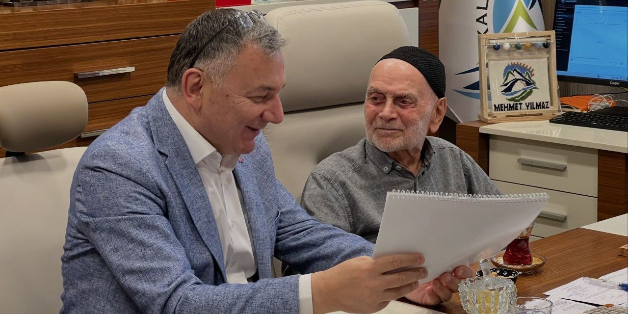 Başkan Mehmet Yılmaz, Eski Başkan Mehmet Yılmaz’ı Ağırladı