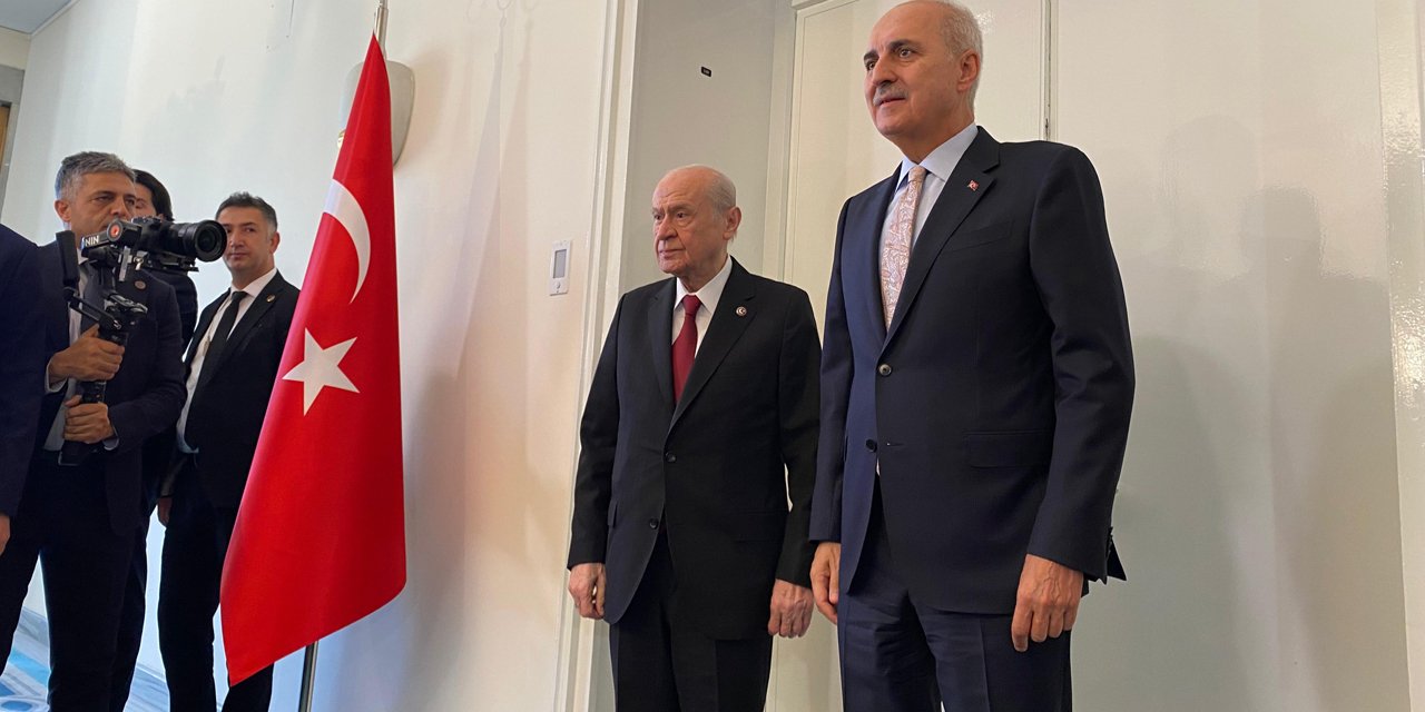 TBMM Başkanı Kurtulmuş, Bahçeli'yi ziyaret etti