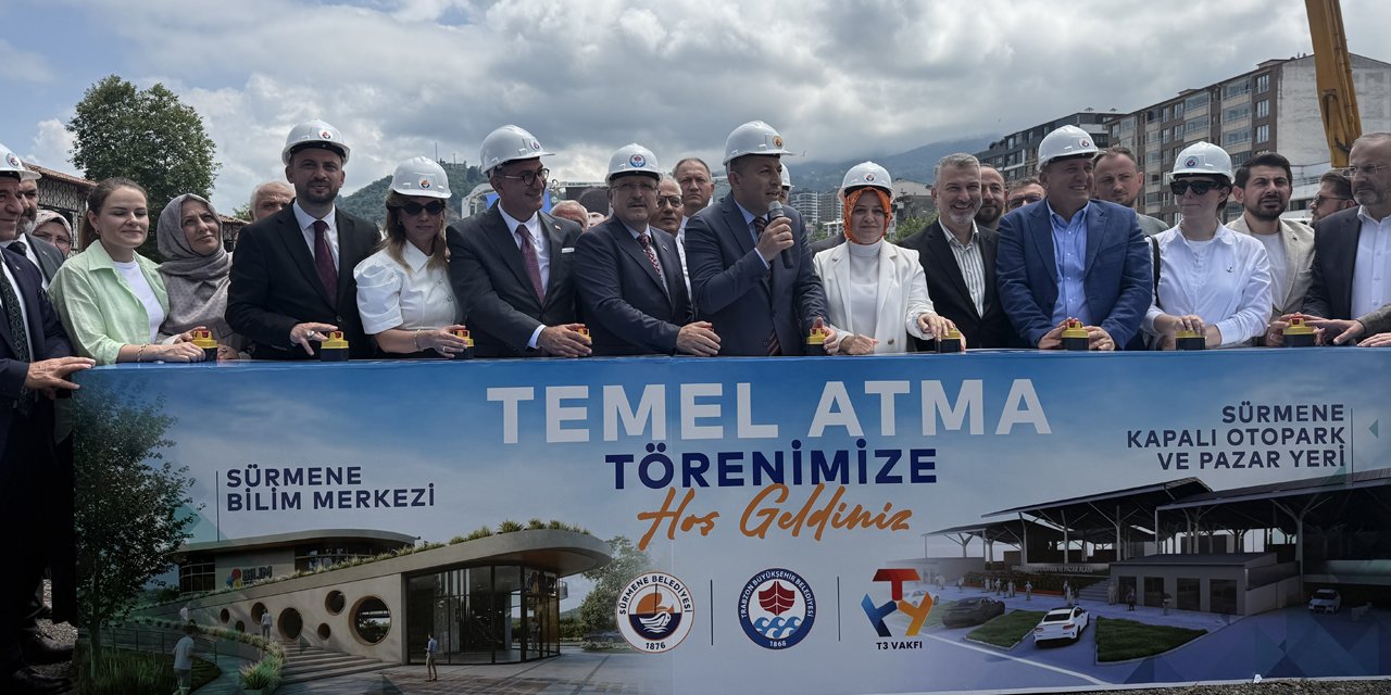 Trabzon'da toplu temel atma töreni düzenlendi