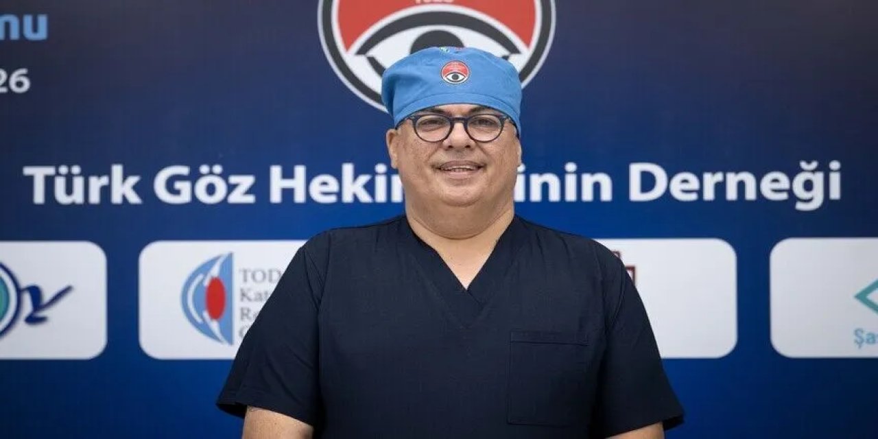 Doğumsal glokomlu bebeğin göz ameliyatını 3 bin hekim canlı izledi