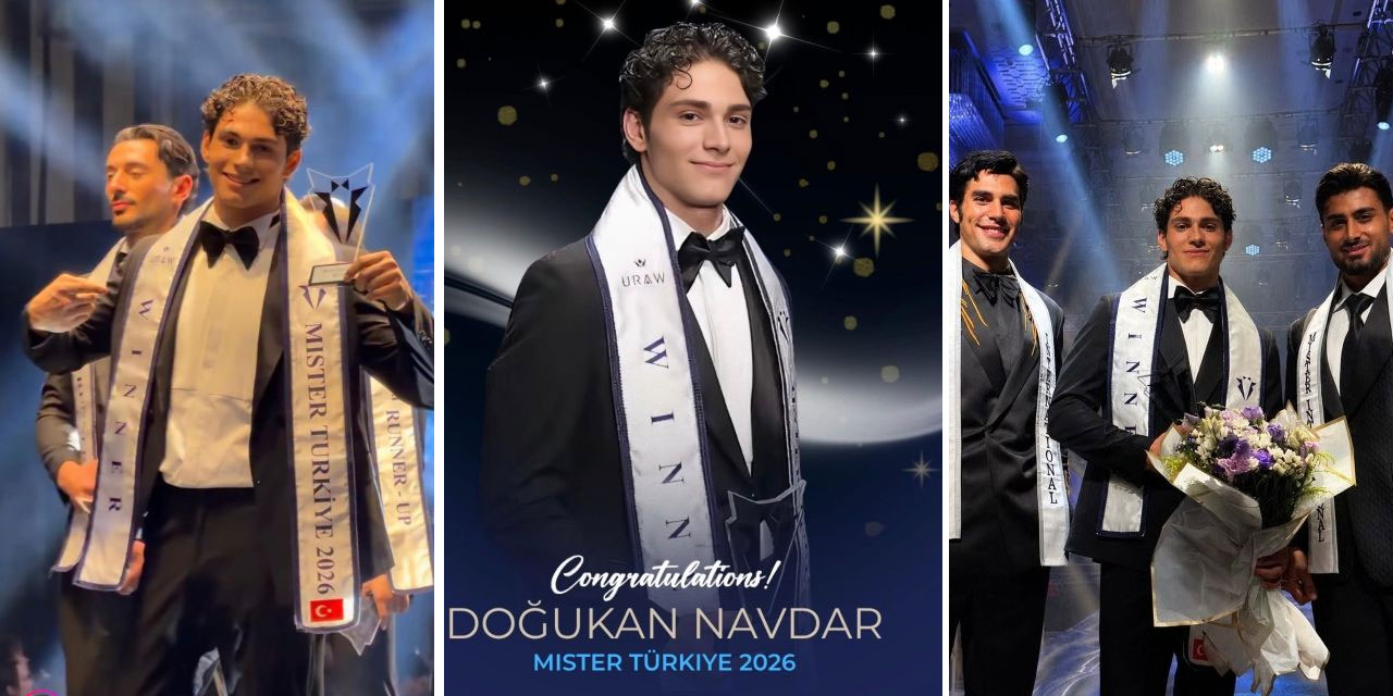 Rizeli Doğukan Navdar Mister Türkiye 2026 seçildi