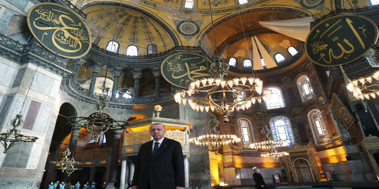 Cumhurbaşkanı Erdoğan’dan Ayasofya mesajı: Ayasofya yalnızca bir ibadet mekanı değildir