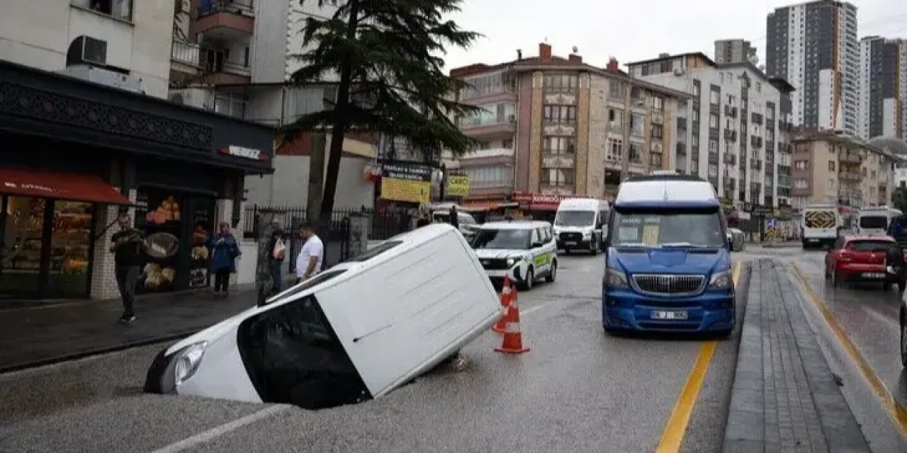 Başkentte sağanak hayatı olumsuz etkiledi