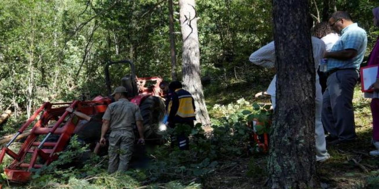 Gümüşhane'de traktörün altında kalan kişi hayatını kaybetti