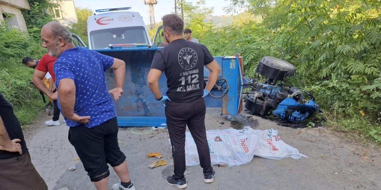 Ordu'da patpat devrildi: 1 çocuk öldü, 1 yaralı