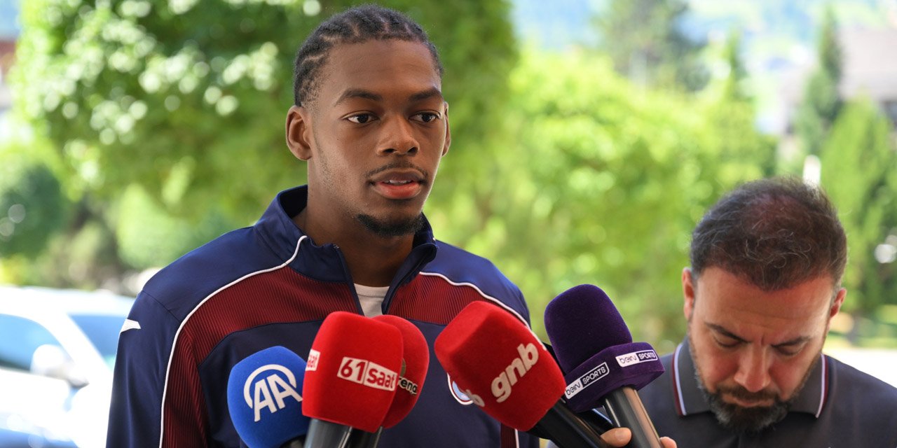 Trabzonspor'un yeni transferi Rene Mitongo, Avusturya kampına katıldı