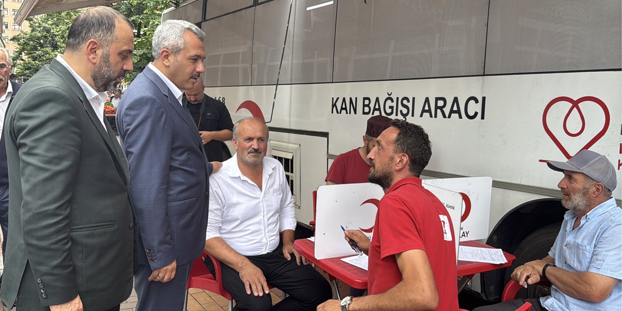 Rize'de kan bağışı kampanyası düzenlendi