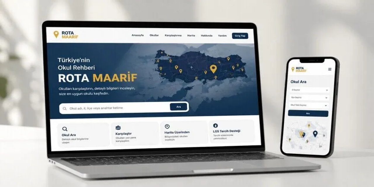 LGS tercihlerine rehberlik eden "Rota Maarif" 3 milyondan fazla ziyaret edildi