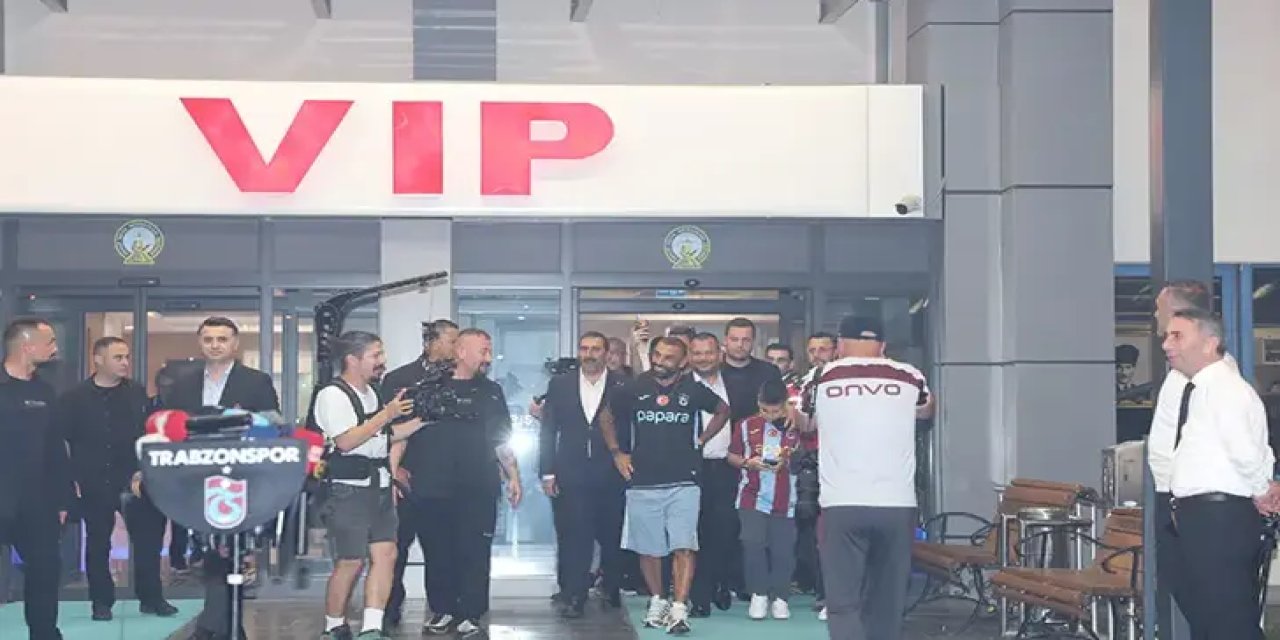 Trabzon’da Mohamed Salah’a coşkulu karşılama
