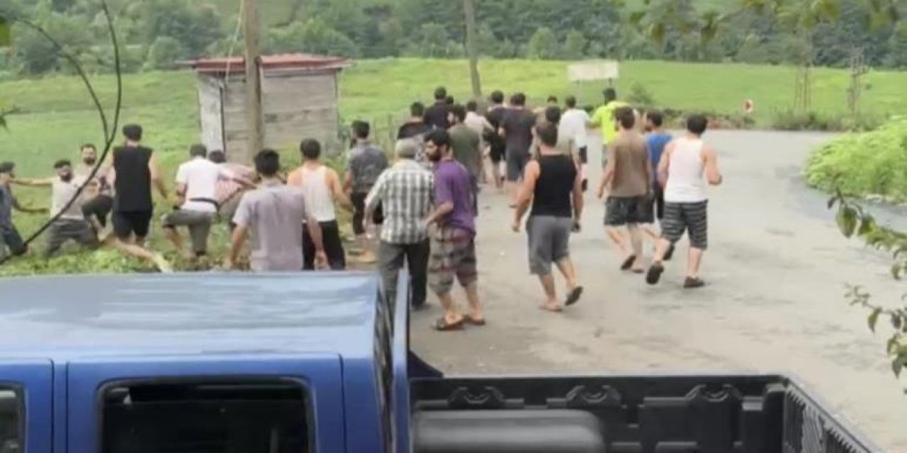 Rize’de mevsimlik çay işçileri arasında sıra kavgası