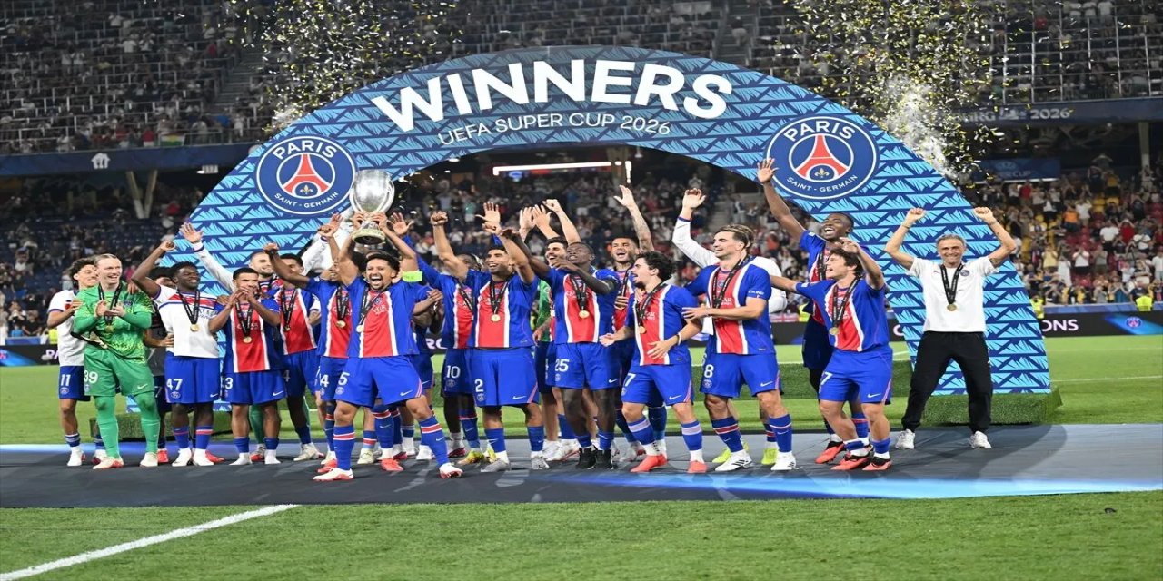 Paris Saint-Germain, UEFA Süper Kupa'da peş peşe şampiyonluğa ulaştı