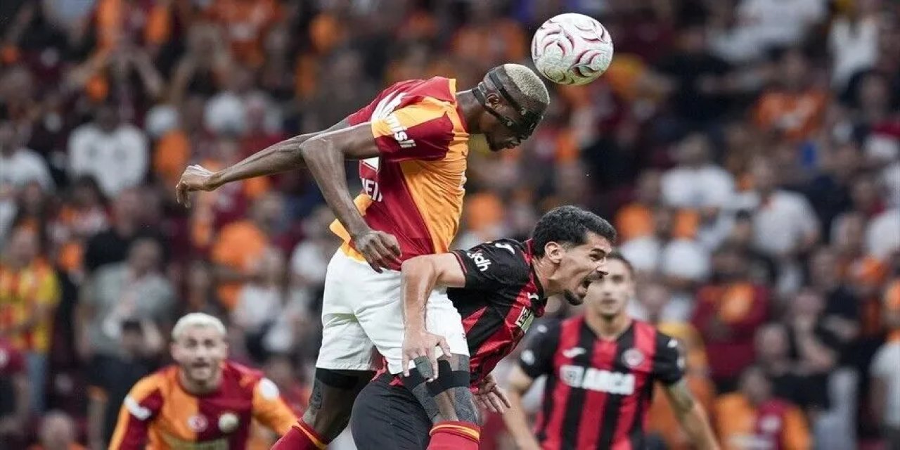Son şampiyon Galatasaray, sezonun açılış maçında 1 puanı son anda kurtardı