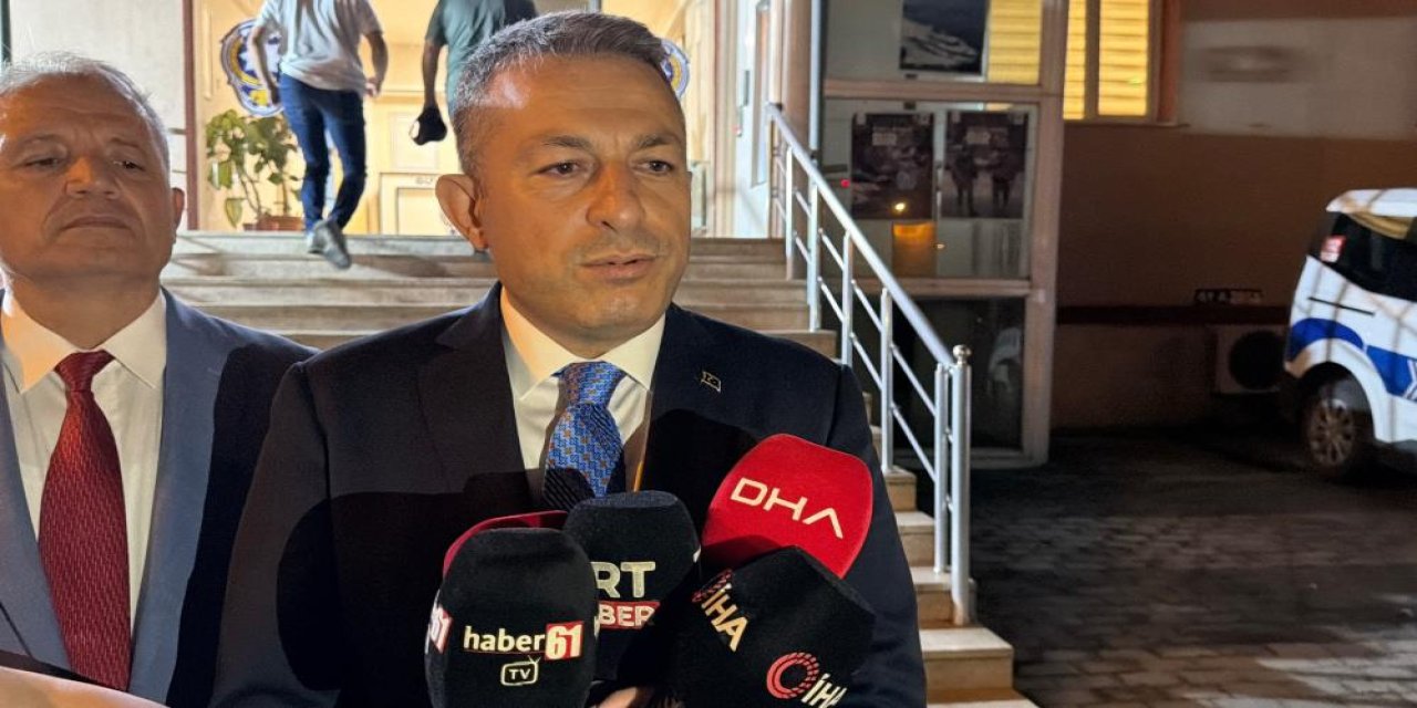 Trabzon Valisi Şahin: "Hava aracının menşei tespit edilmeye çalışılıyor"