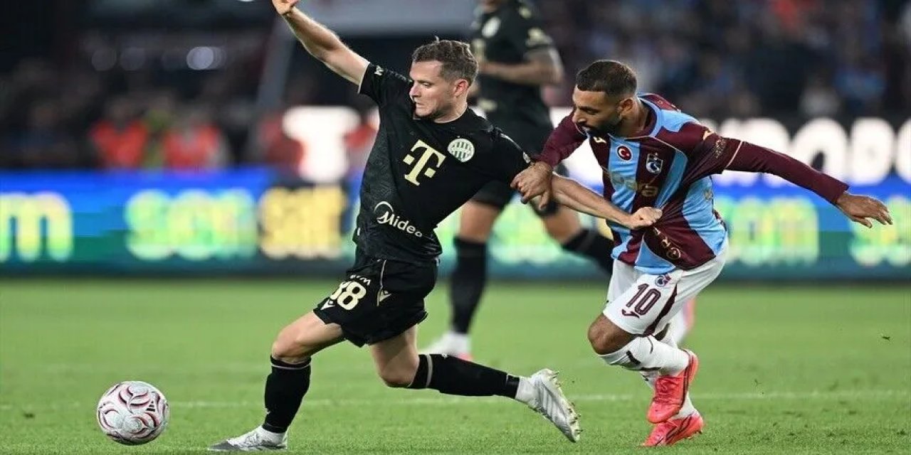 Trabzonspor, UEFA Avrupa Ligi play-off turu ilk maçında Ferencvaros'a yenildi