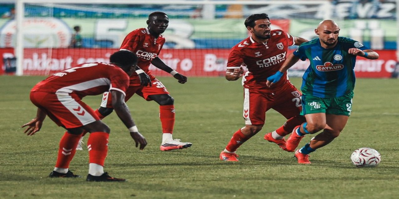 Rize’deki Karadeniz Derbisini Samsunspor Kazandı