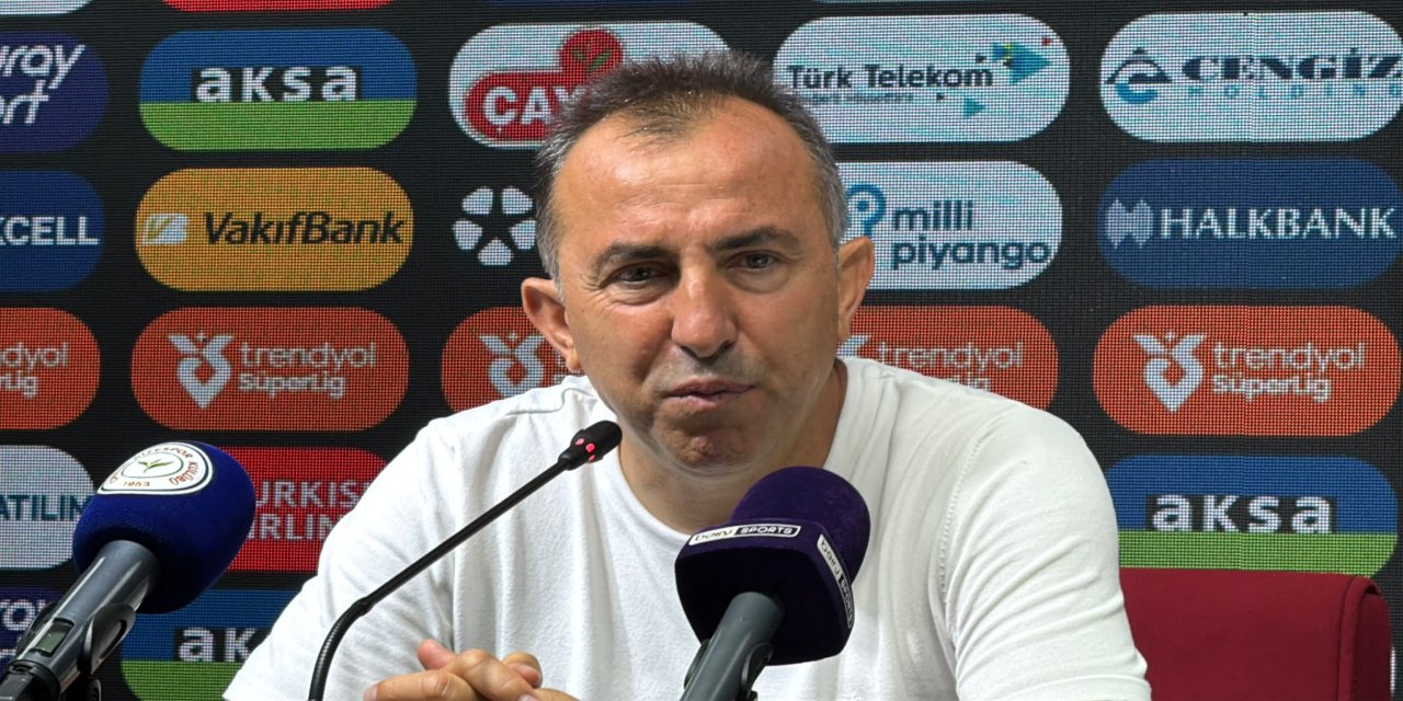 Recep Uçar: "8 isabetli şutumuz var ama maalesef bugün buradan mutsuz ayrılıyoruz"