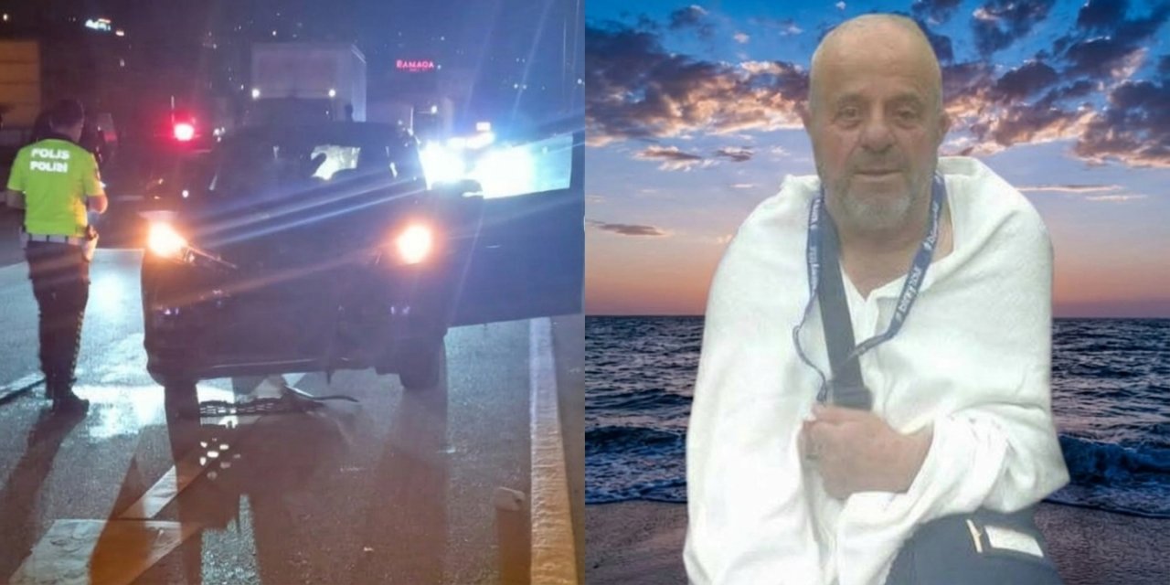 Rize plakalı otomobilin çarptığı yaşlı adam hayatını kaybetti