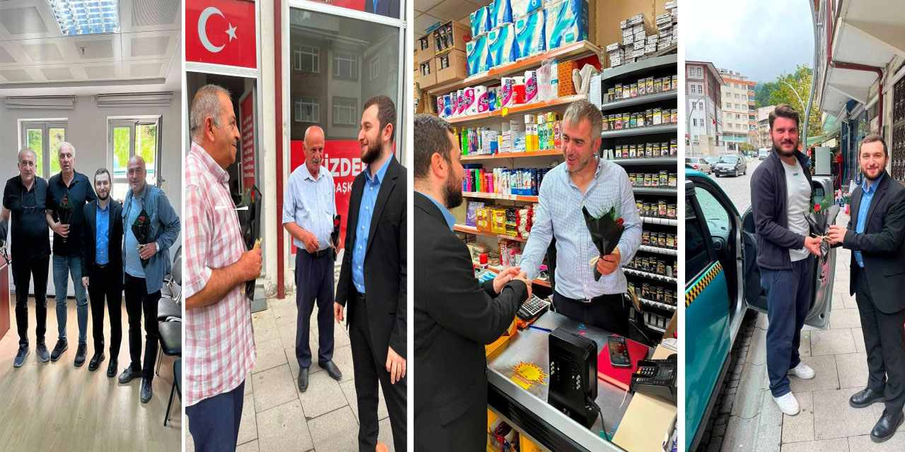 İkizdere Müftülüğünden Mevlid Kandili’ne Özel Gül Takdimi