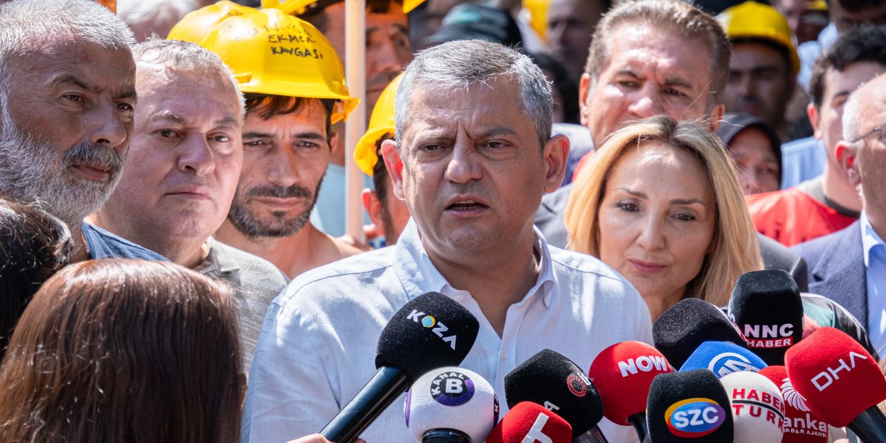 Özgür Özel, eylemdeki madencileri ziyaret etti