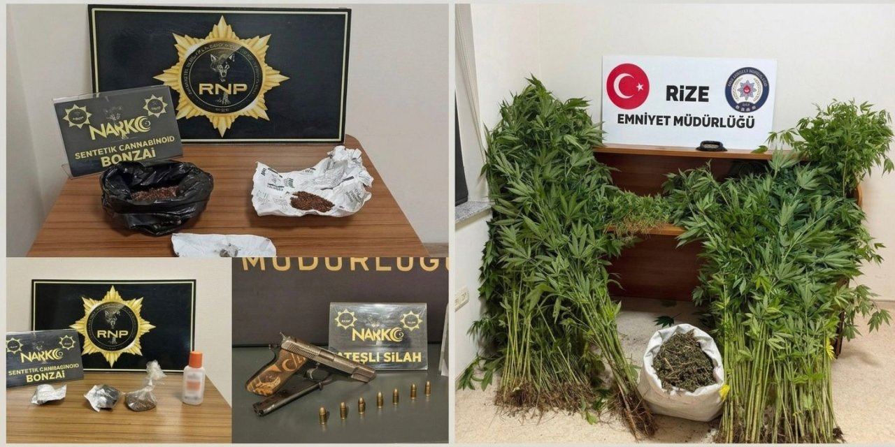 Rize’de Uyuşturucu Operasyonu: 5 Kişi Tutuklandı