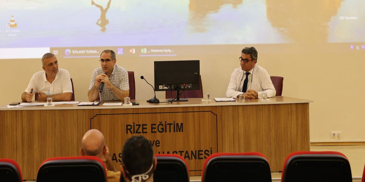 Rize Şehir Hastanesi İçin Koordinasyon Kurulu Toplantısı Yapıldı