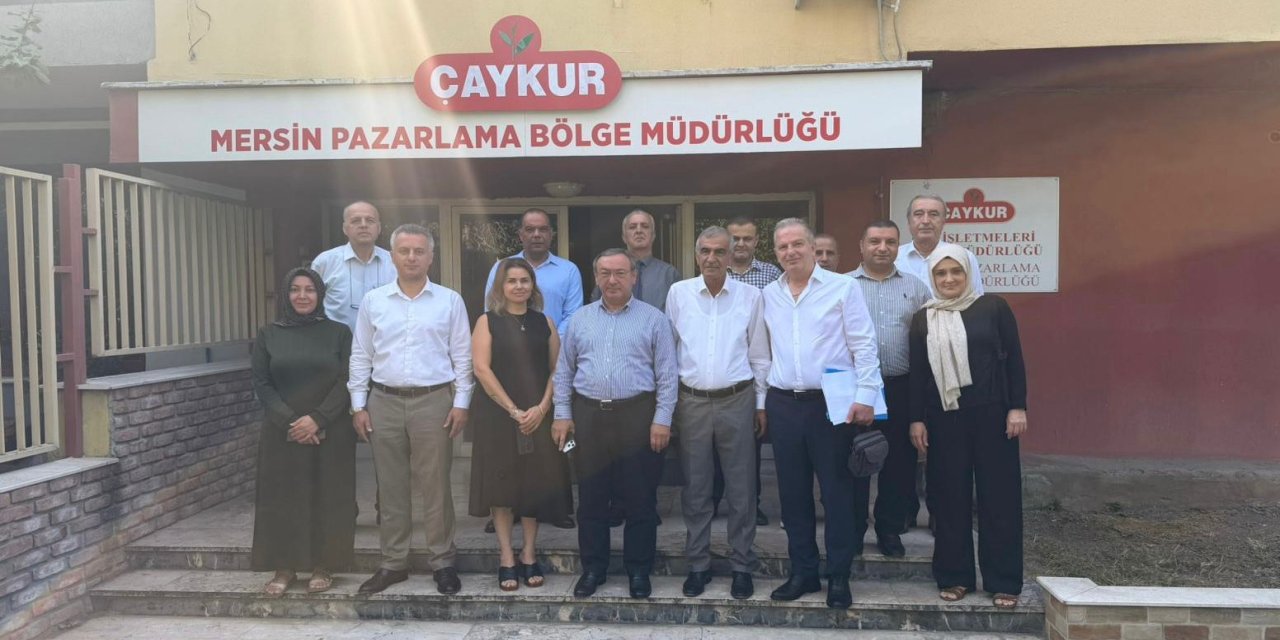 ÇAYKUR Genel Müdürü Alim, Mersin'de Bayilerle Bir Araya Geldi