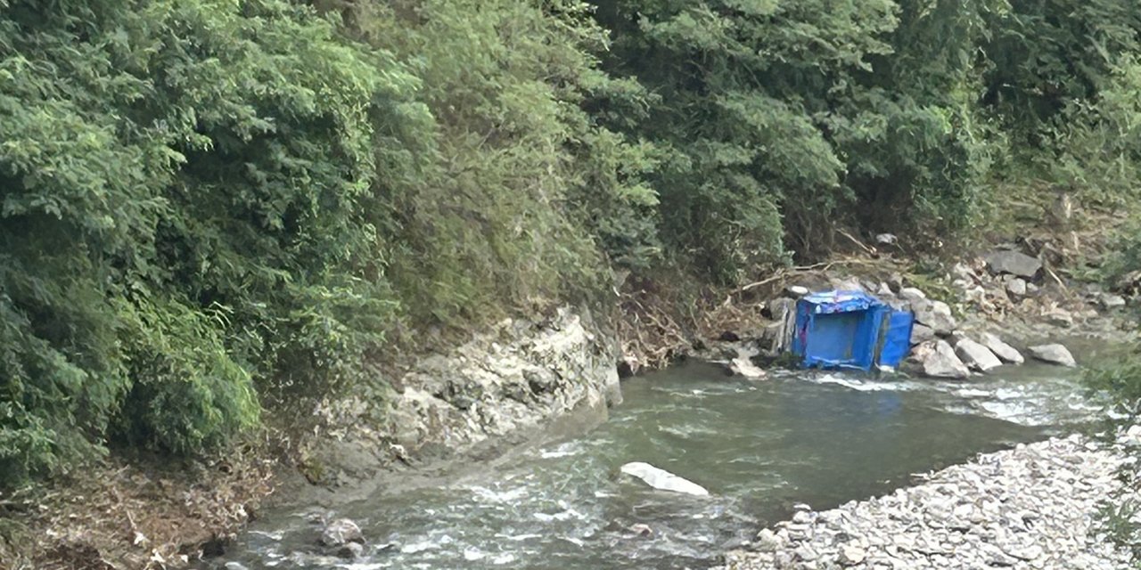 Ordu'da patpat dereye uçtu: 1 ölü, 1 yaralı