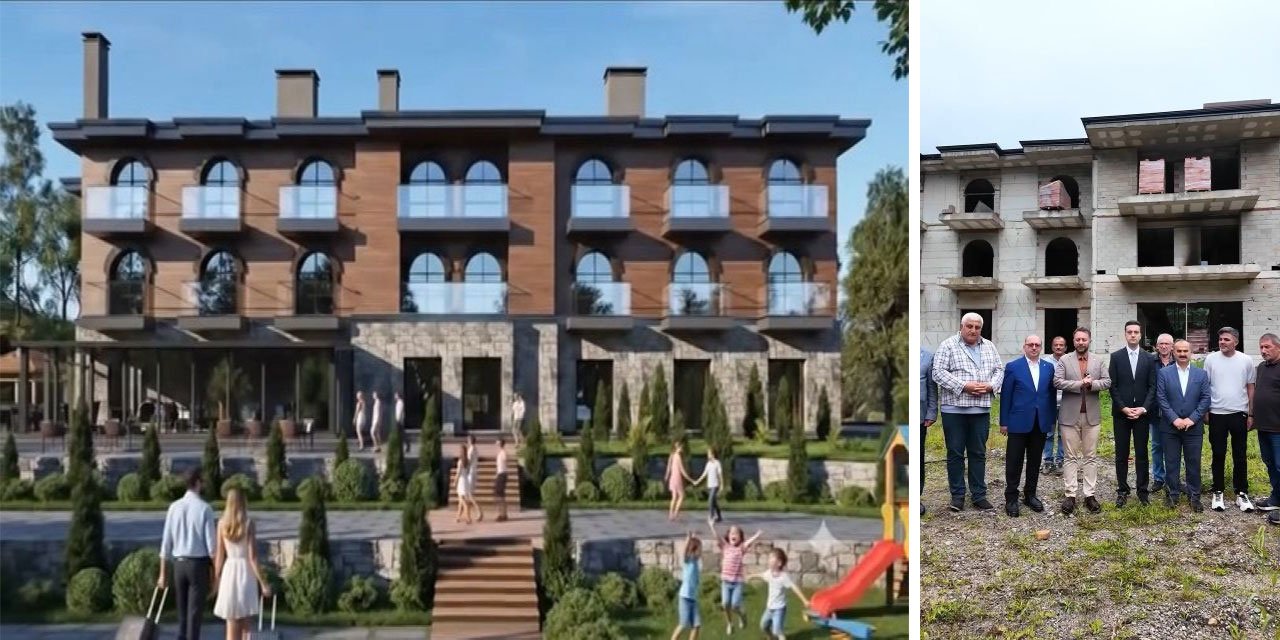Çayeli Senoz, Turizm Vadisine dönüştürülüyor: İlk otel yükseliyor
