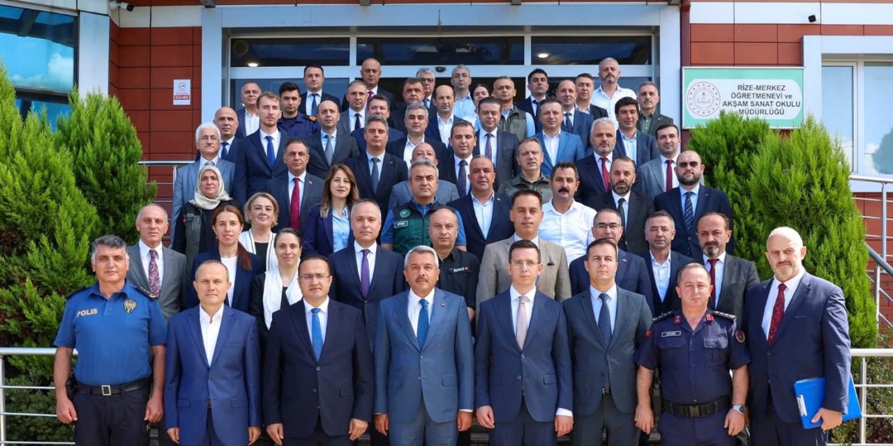 Rize’de İl İdare Şube Başkanları Toplantısı Gerçekleştirildi