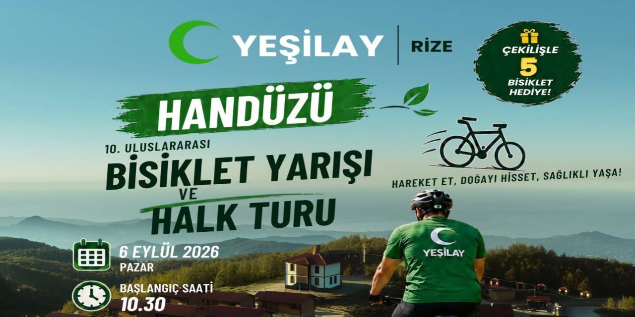 Handüzü Yaylası’nda Yeşilay’dan 10. Uluslararası Bisiklet Festivali!