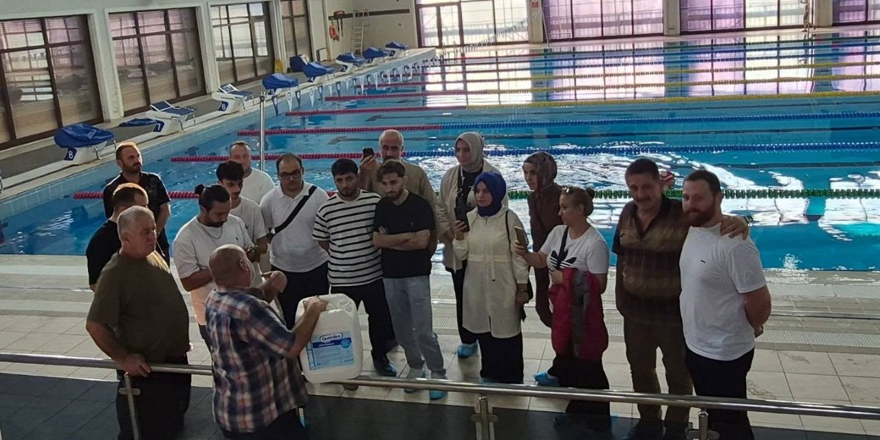 Rize'de Havuz Operatörlüğü Kursu: 18 Kişiye Uygulamalı Eğitim