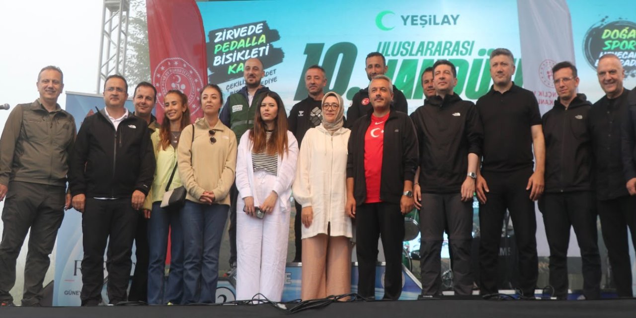 Rize'de "10. Uluslararası Handüzü Bisiklet Festivali" düzenlendi