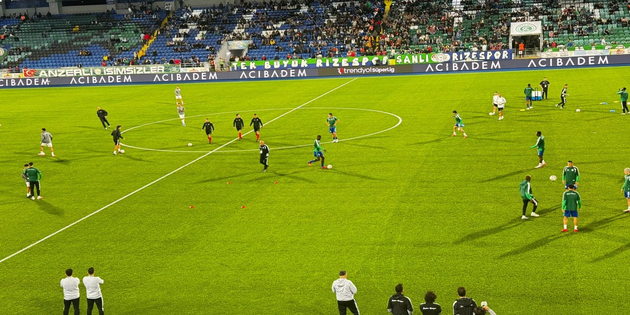 Çaykur Rizespor - Corendon Alanyaspor maçı ilk 11'leri belli oldu