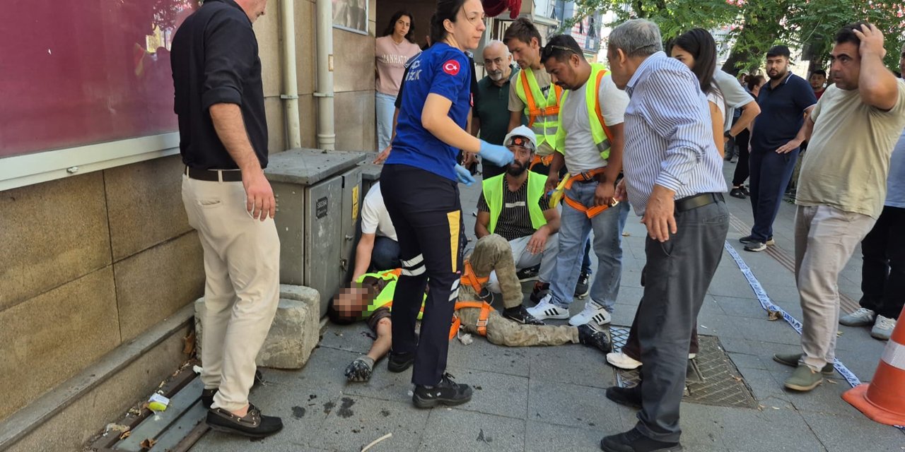 12 metreden düşen çatı ustası ağır yaralandı