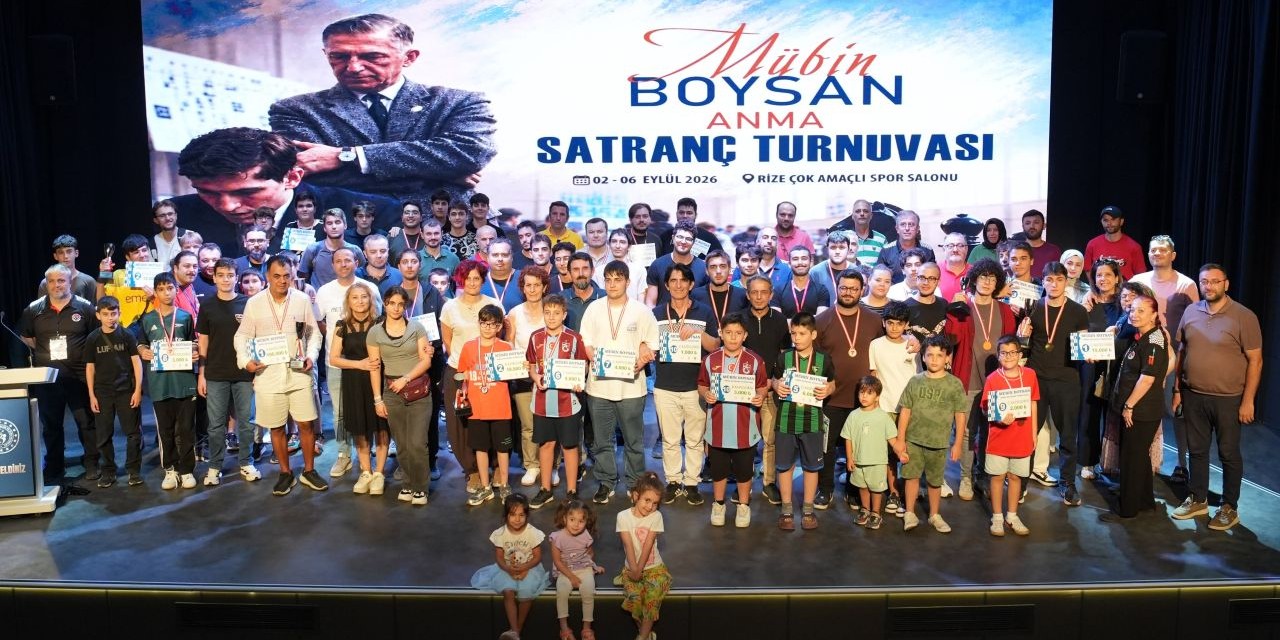 3. Mübin Boysan Anma Satranç Turnuvası: 202 sporcu yarıştı
