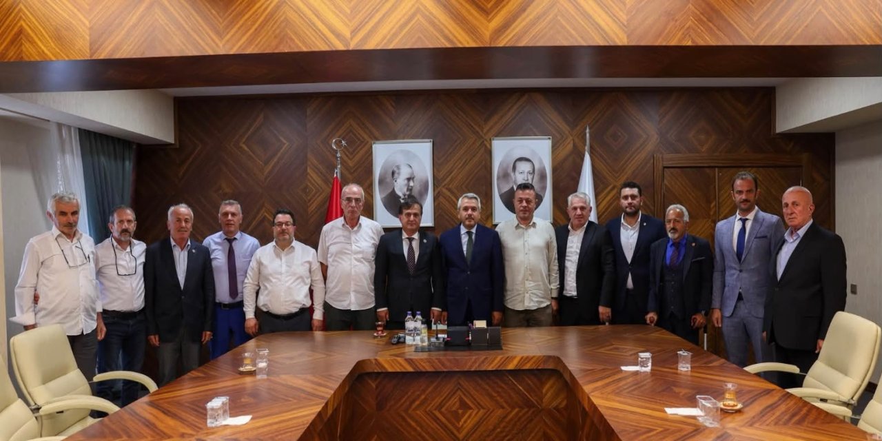 Rize'de Muhtarlarla Koordinasyon Toplantısı