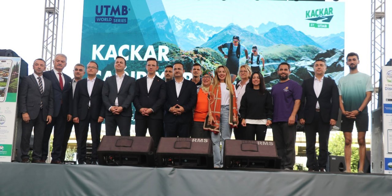 Rize'de Kaçkar by UTMB'ye katılacak sporcular için tanıtım etkinliği düzenlendi