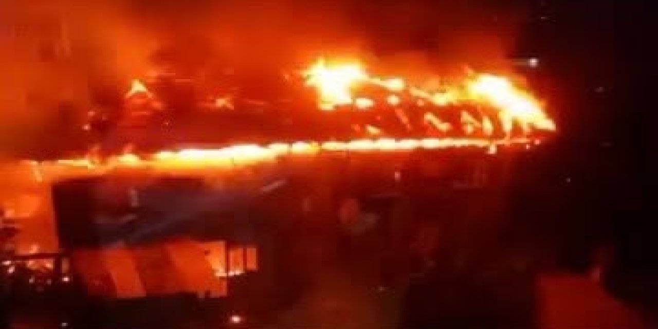 Rize'de bir evde çıkan yangın mahalle sakinlerince söndürüldü