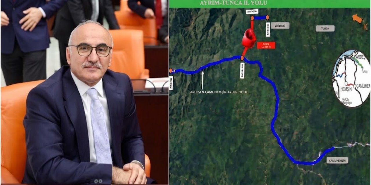Ardeşen-Tunca Grup Yolu Projesinde Çirihinci Etabı İhaleye Çıkıyor!