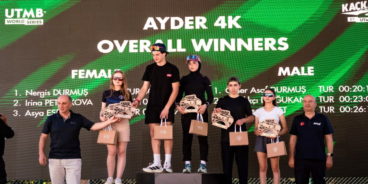 Rize'de düzenlenen "Kaçkar by UTMB" sona erdi