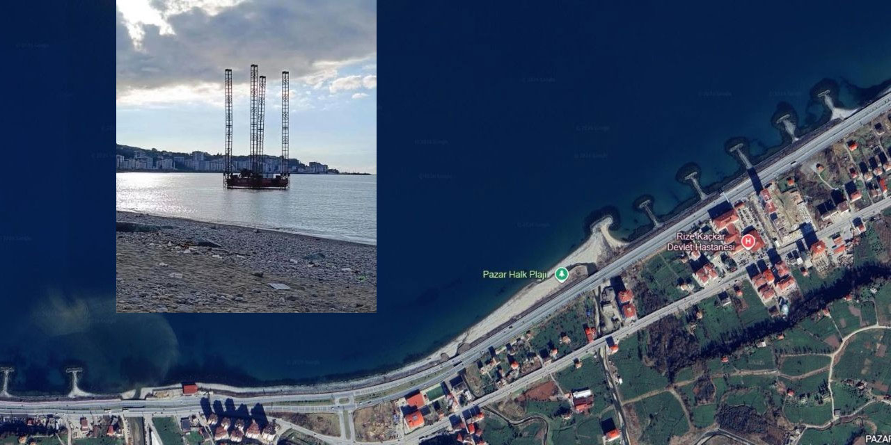 Pazar Hamidiye Sahilindeki Sondaj Platformunun Sırrı Çözüldü