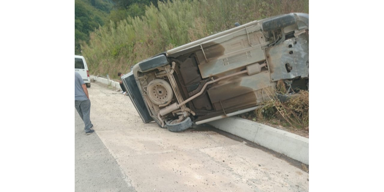 Trabzon'da trafik kazası: 5 yaralı