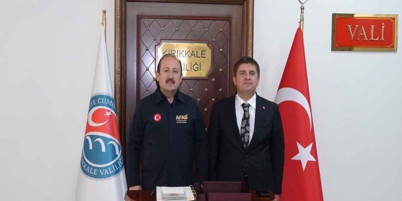Kırıkkale'de Rize Buluşması: AFAD Başkanı Pehlivan’dan Vali Sarıibrahim’e Ziyaret