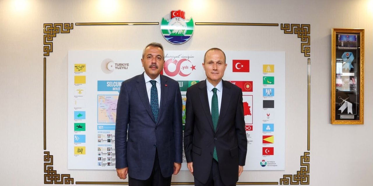 Rize İl Emniyet Müdürü Murat Türesin'den Vali Baydaş'a Veda Ziyareti