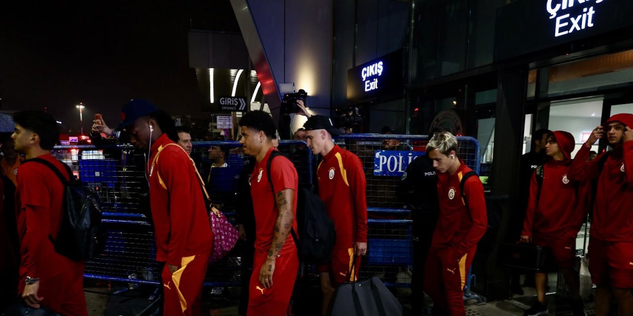 Galatasaray kafilesi Trabzon'a geldi