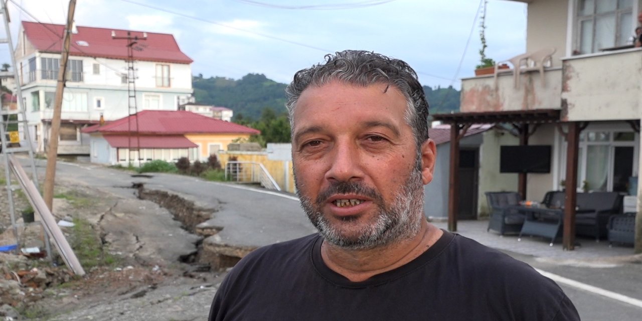 Rize'de heyelan sonrası mahalle sakini korku dolu anları anlattı: "Bir anda her şey bitti, yavaş yavaş sine sine battı buralar"