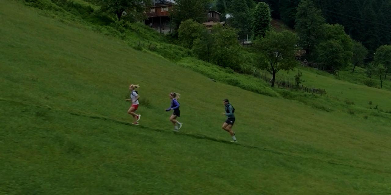 Rize'deki asırlık göç yolları ultra maraton parkuru oldu