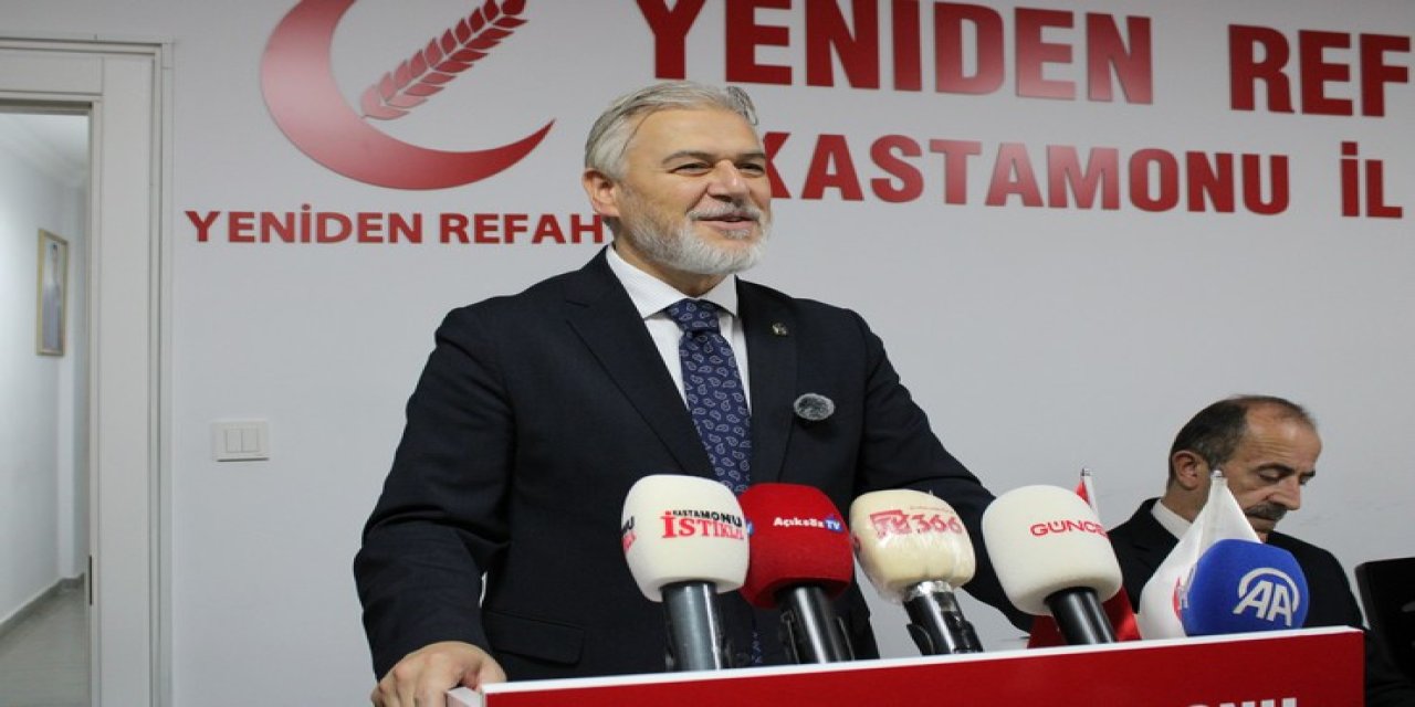 Yeniden Refah Partisi'nden Kastamonu'da İktidar Vurgusu: "İlk Gün Memura %100, Emekliye %300 Zam"