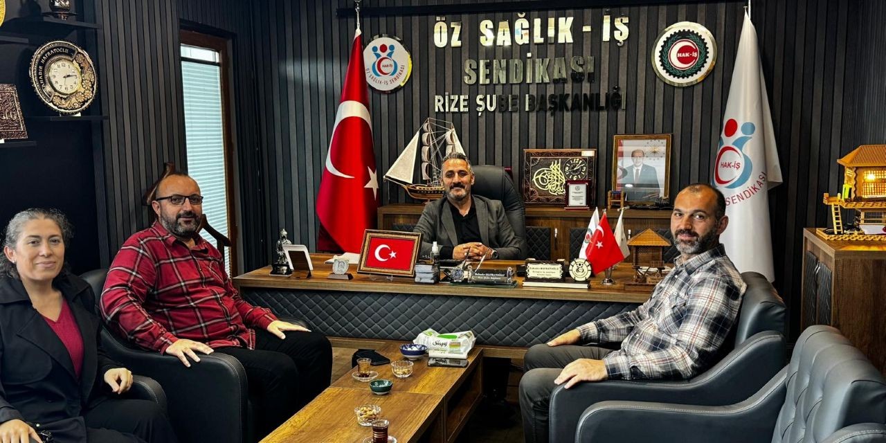 Öz Sağlık-İş Sendikası Rize Şube Başkanı Mafratoğlu: "Üyelerimizden Aldığımız Güçle Mücadeleye Devam Edeceğiz"